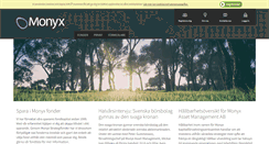 Desktop Screenshot of monyx.se