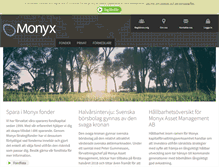 Tablet Screenshot of monyx.se